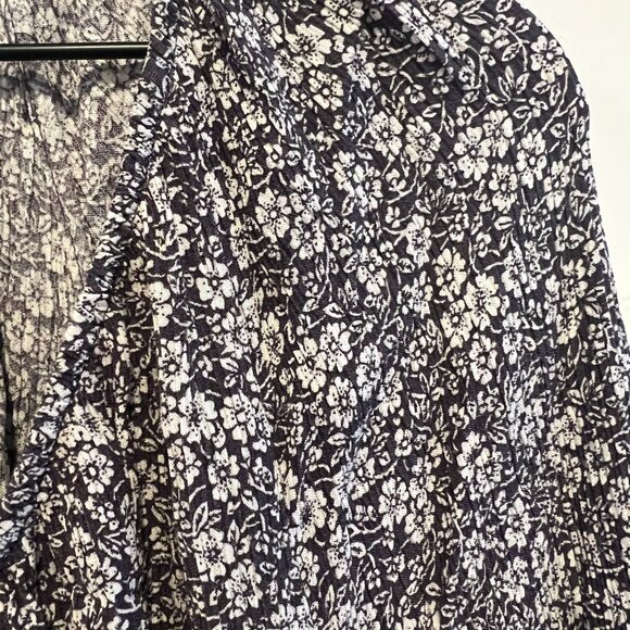 Faherty Blue Floral Top / XXL - Picture 4 of 5